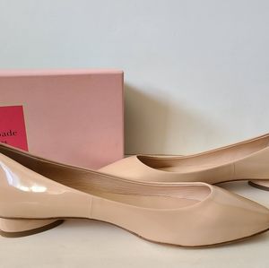 Kate Spade  Patent Tan Flats Size 8.5